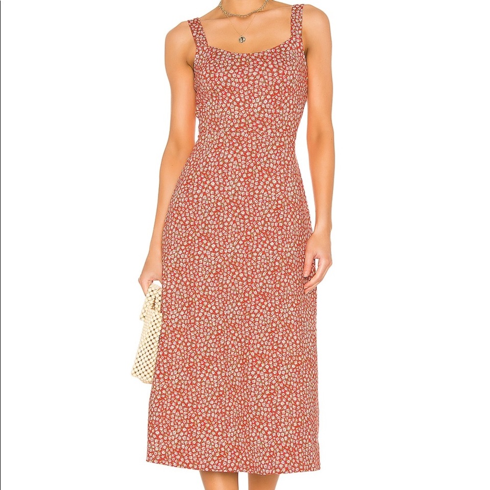 Free People Lorelai Daisy Print Tie Sundress
